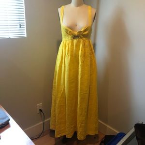 Mara Hoffman Tie Front Maxi Dress